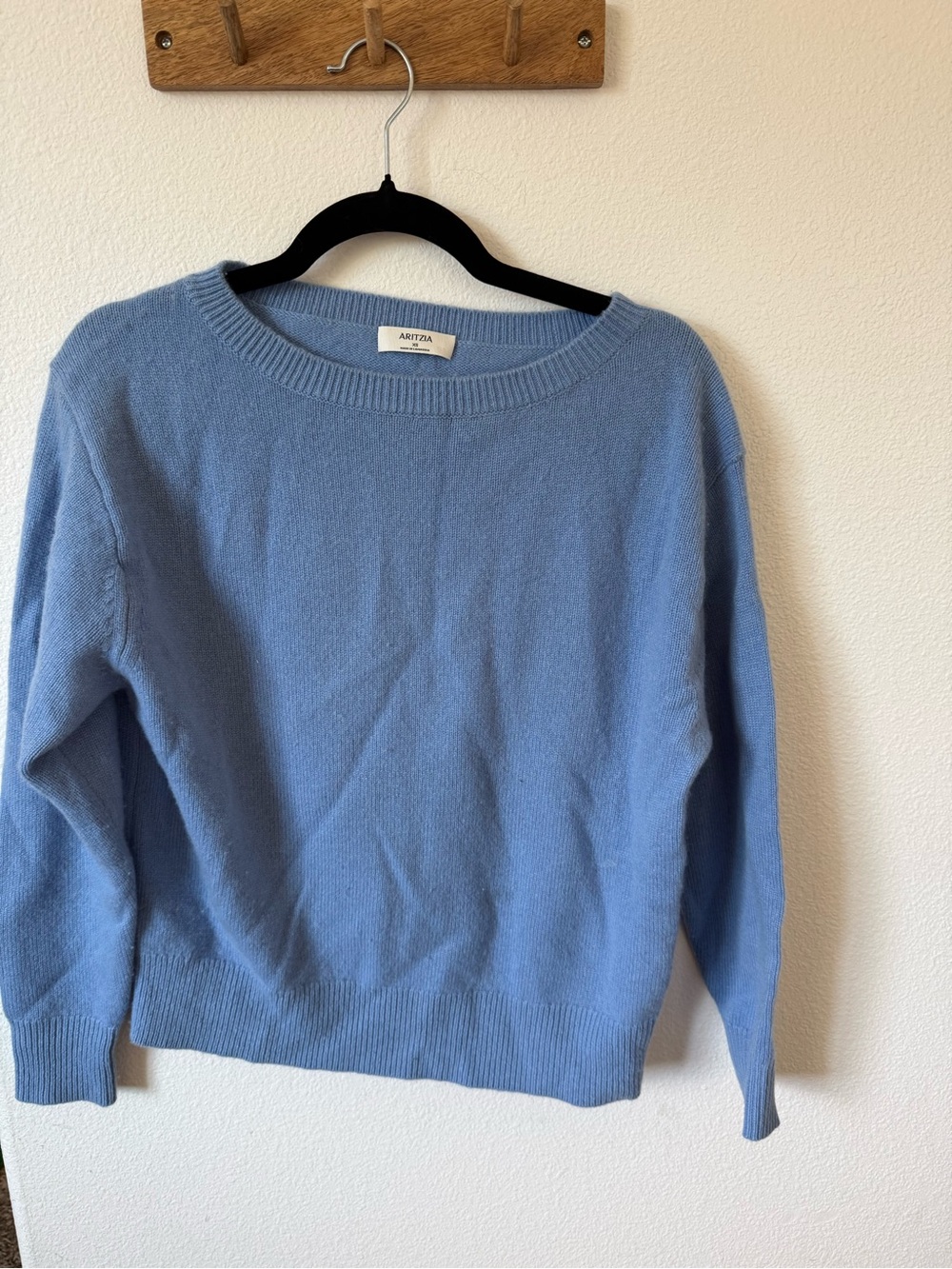 Aritzia cashmere boatneck